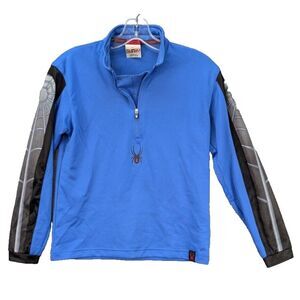 Spyder Core Sweater‎ Kids Size L Blue Gray 1/4 Quarter Zip Pullover Sweatshirt